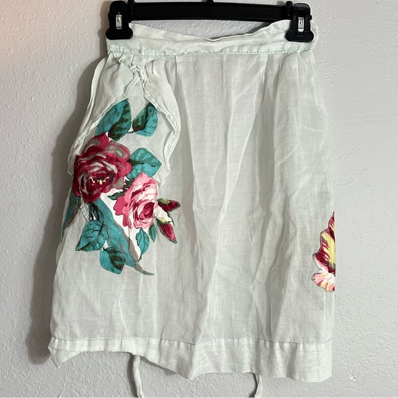 Hand Crafted Accessories - Vintage 50s Apron Skirt, Cottagecore, Coastal Grandma, OSFM